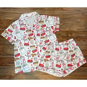 Chicken Pajamas Women's Large New